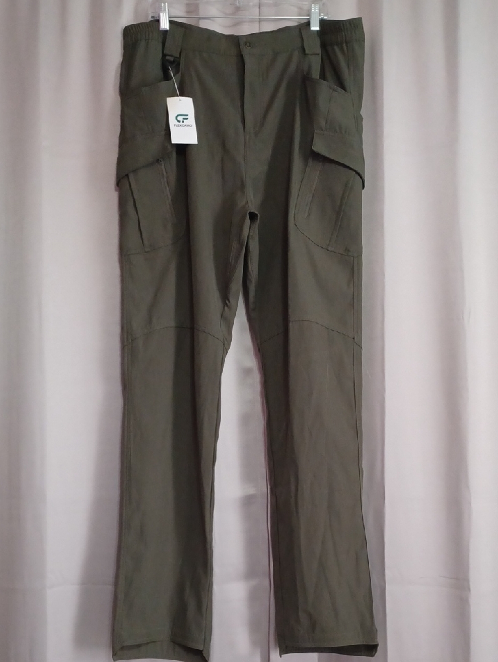 Flexcamo Tactical Series Waterproof Olive Green Cargo Pants 2XL New With Tags